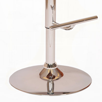Tabouret de bar pivotant en similicuir