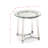 Hamil Glass Top End Table