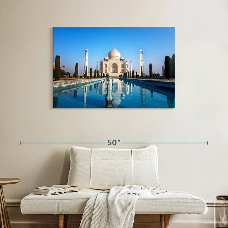 Kavia célèbre Taj Mahal, H 26 po x l 39 po