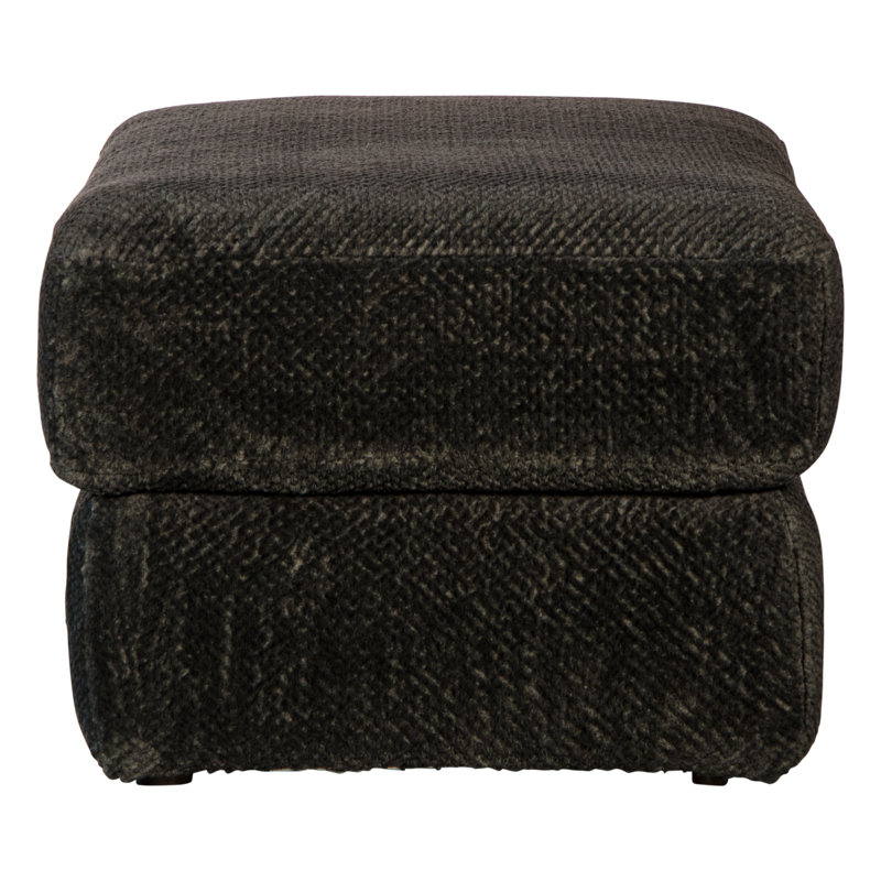 Vanaheim Upholstered Ottoman, Smoke Polyester