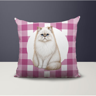Persian Cat Indoor/Outdoor Reversible Pillow