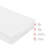 Plain White Quilted Muslin Changing Pad Cover