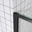 Panneau de verre de douche semi-sans cadre