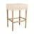 Upholstered Counter Stool with Solid Wood Frame-528156330