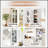 Durable Metal Kitchen Pantry Cabinet With 5 Adjustable Shelves, 72 Inch Tall Freestanding Storage For Home Organization