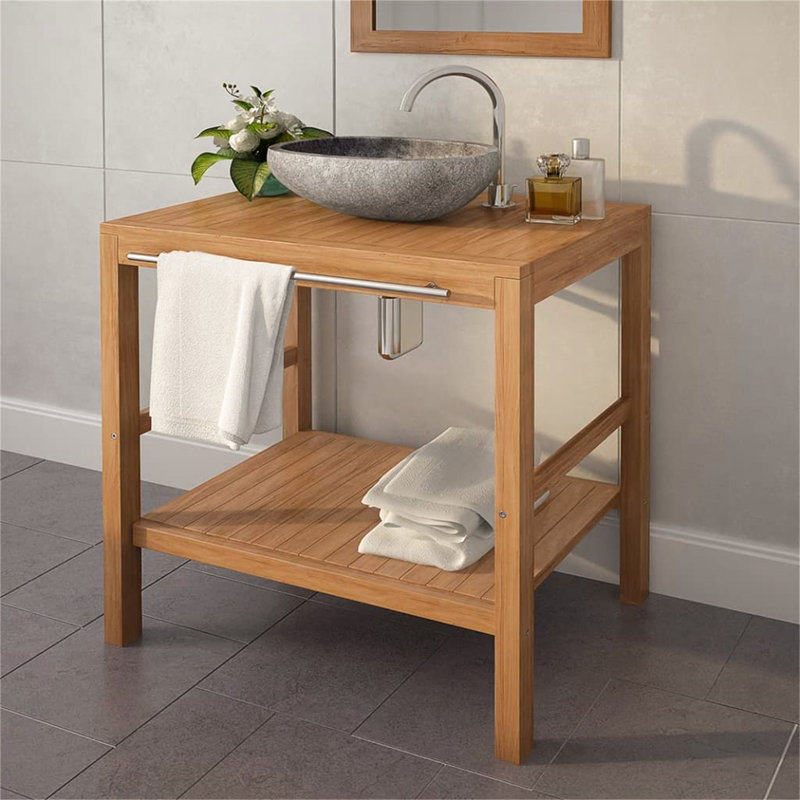 Coye 73.85 mm Single Double Bathroom Vanity Base