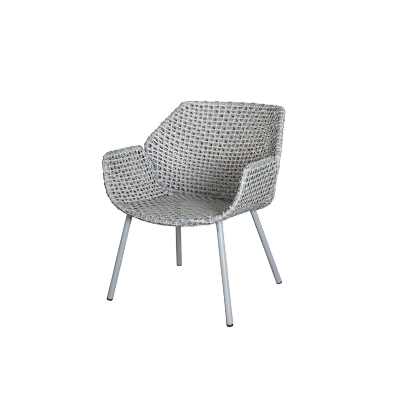 Vibe Patio Armchair with Cushions, Light Brown