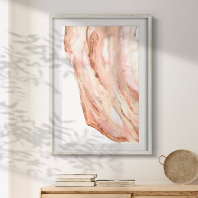 Rose Quartz II -Framed Print