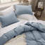 Ensemble de housse de couette en microfibre Litsure - Ensemble de literie très doux en coton prélavé (ensemble de 3)-1546097806-1546097822
