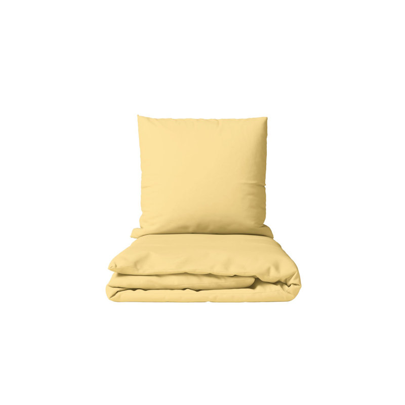 Elio Bed Linen, 135 x 200cm Duvet Cover + 1 Pillowcase (80 x 80cm), Beige