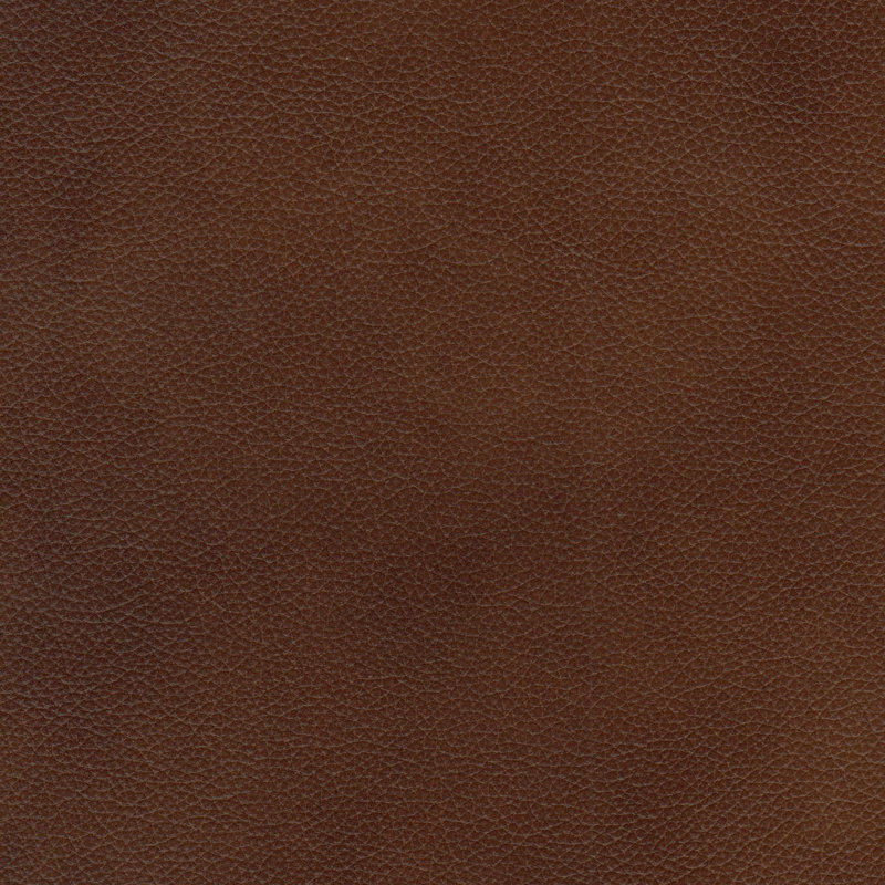 Repose-pieds Mikyah, Cuir véritable brandy