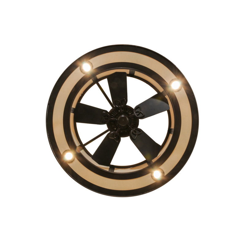 Downrod Flush Mount Ceiling Fan