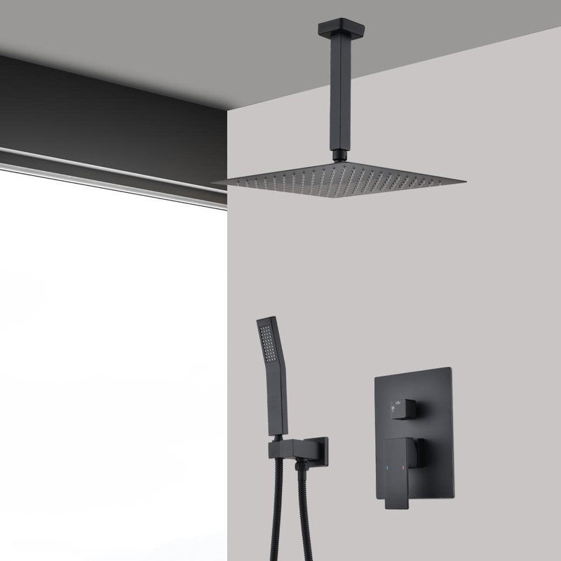 All-In-One Kit with Rough in-Valve, Matte Black