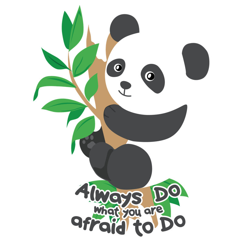 Adhésif décoratif "Always Do What You Are Af craint"