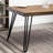Industrial Metal Design Dining Table