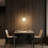 Aurelius Geometric Metal Armed Wall Sconce with Frosted Globe