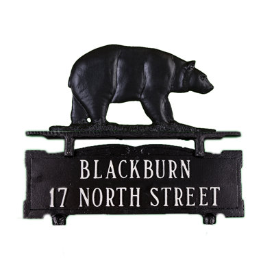 Metal Mailbox Sign