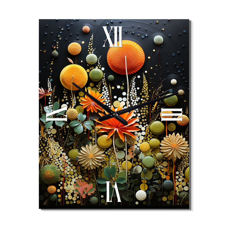 Horloge murale Jerel - Abstrait, Petit