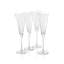 Cesena Optic Champagne Flutes, Set of 4