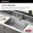 Delta Lenta™ Undermount 16 Gauge Stainless Steel Single Bowl Kitchen Sink with Accessories-80712676