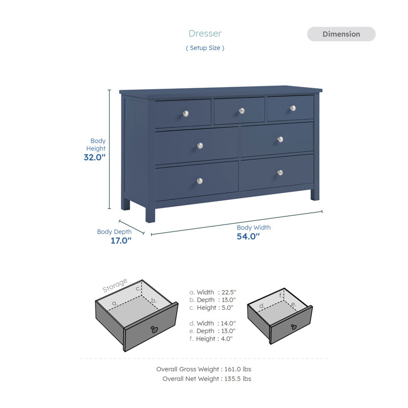 Commode transitionnelle en bois Melun
