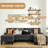 Modular Sectional Sofa, U-Shaped Sofa With Recliner, Striped Fabric Corduroy Four-Seater For Living Room Or Bedroom, Includes Double Recliner, Dark Gray-1039639781