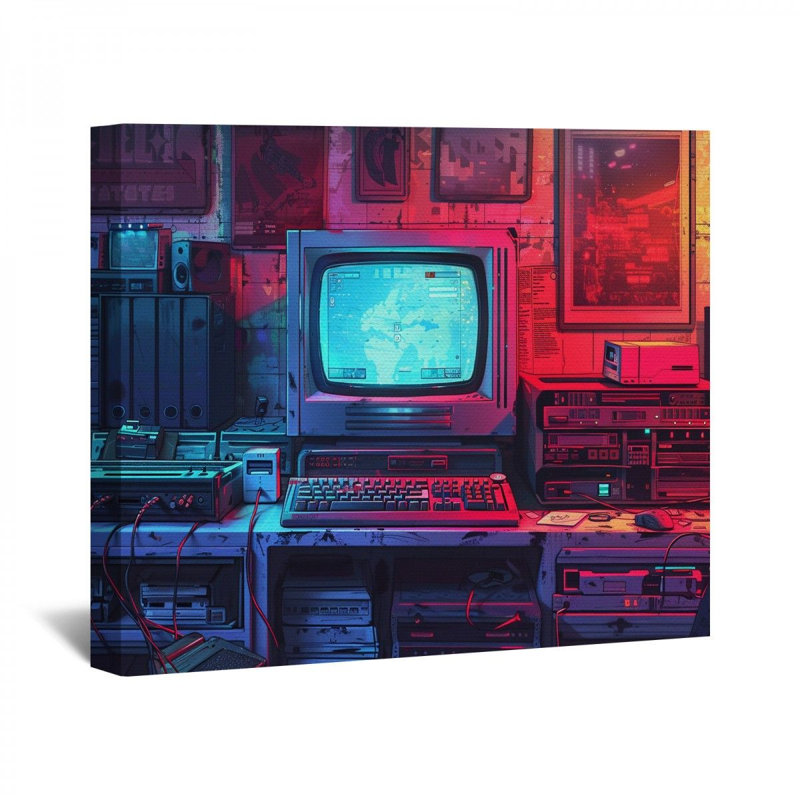 Graphic Art Print, 24" H x 36" W x 3" D