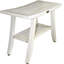 Banc de douche en teck avec tablette-80889481-80889482