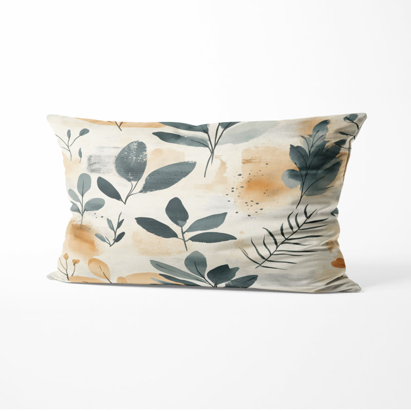 Coussin Floral - Coussin Boho, H 12 po x l 20 po
