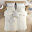 Ensemble de housse de couette en coton avec chenille-116403620-120642298