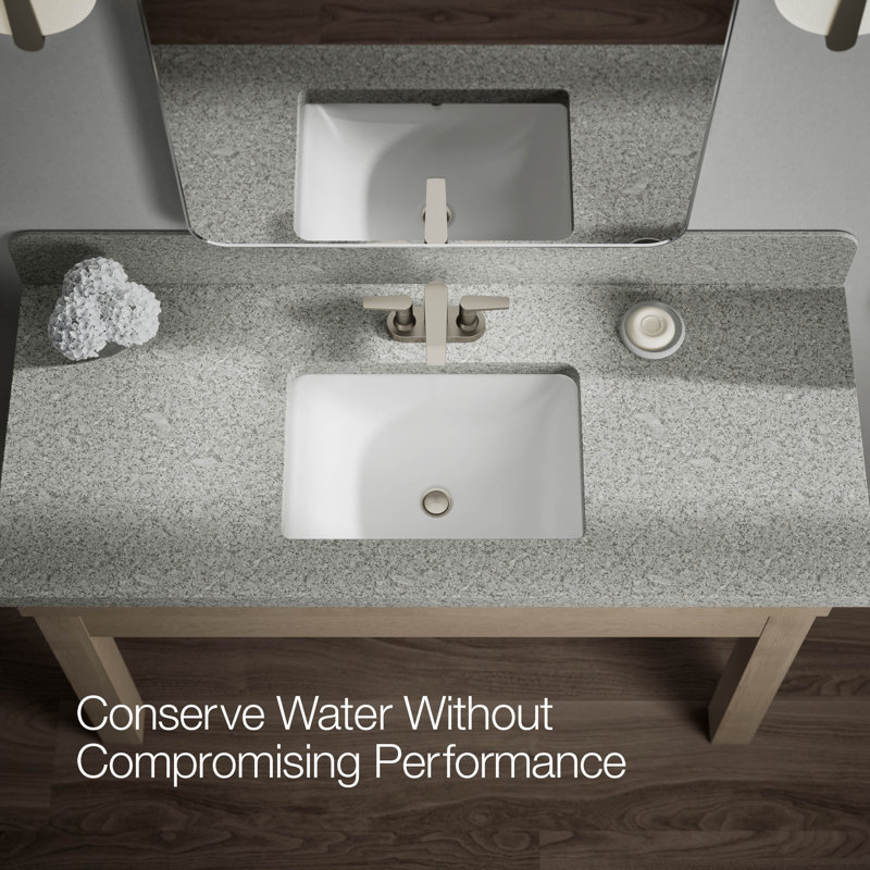 Hint Centerset Bathroom Sink Faucet 1.2 GPM, Brushed Nickel