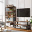 155 cm H x 74 cm W Geometric Bookcase