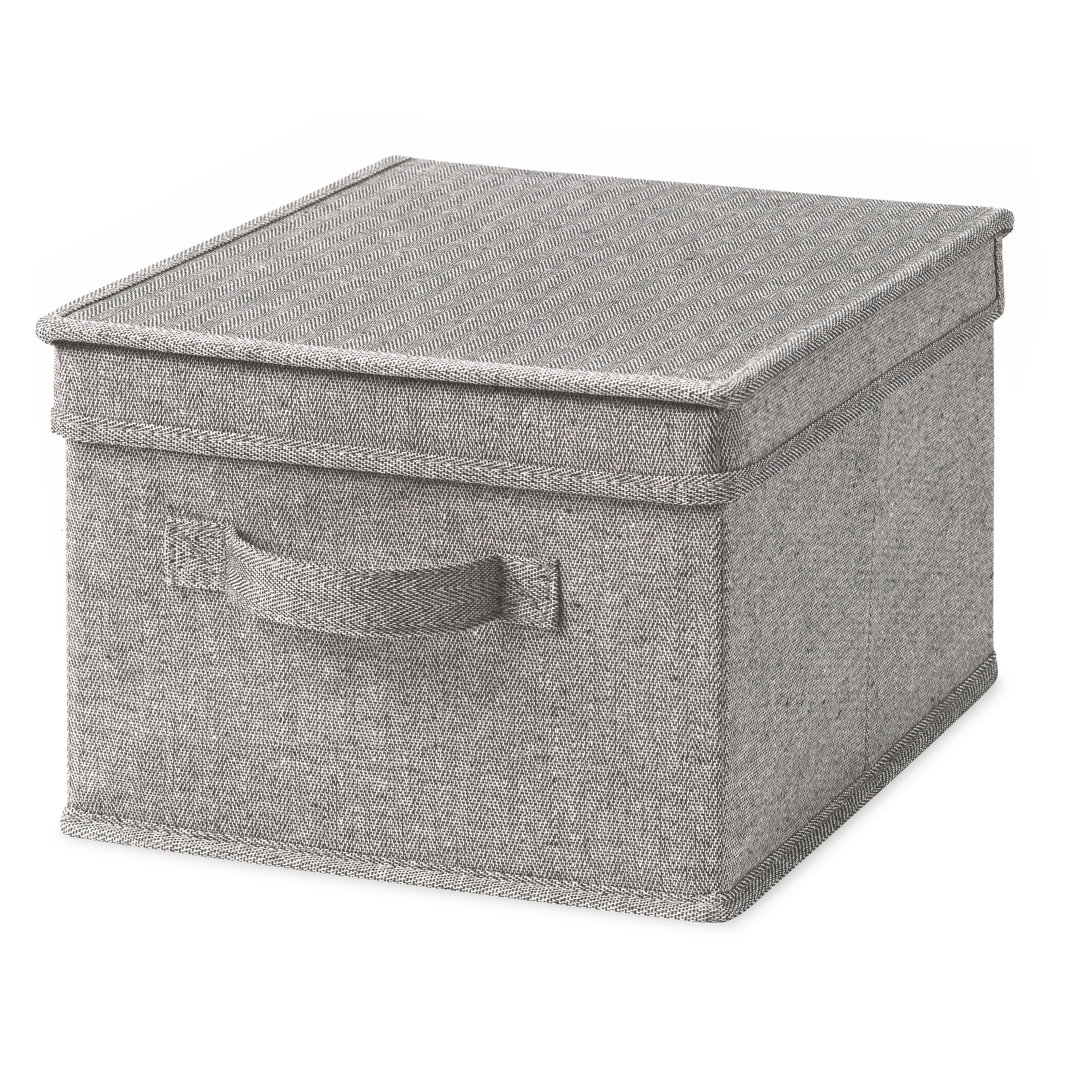 Rebrilliant Whitmor Fabric Decorative Bin Rebrilliant