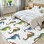 Tapis bleu, bleu, hippocampe et aquarelle-133456467