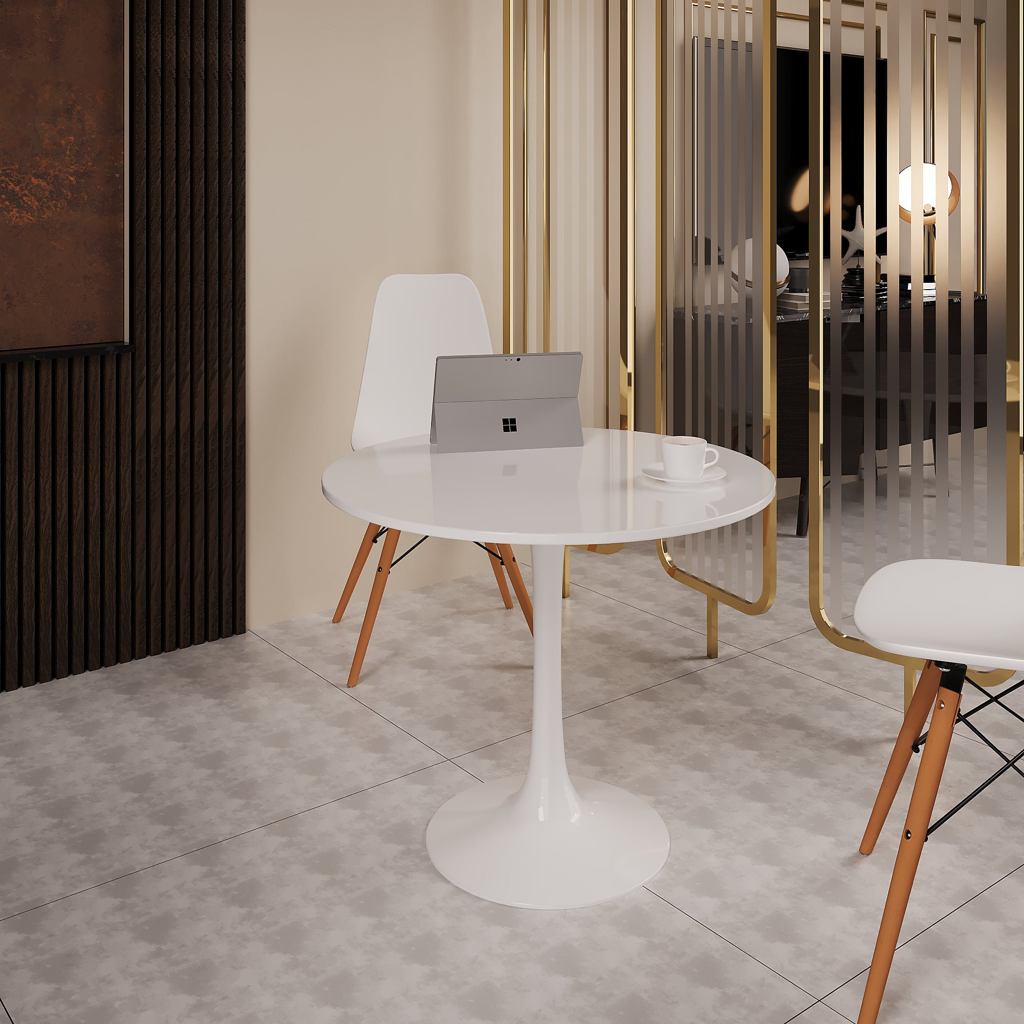 Ebern Designs Shrivastava Mid Century Modern Dining Table/Coffee Table ...