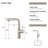 Frank High Arc One-Handle Pull-Down Classic Kitchen Faucet, Lead Free, Brushed Nickel-129019114
