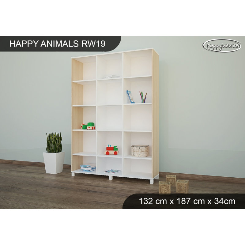 187cm H X 132cm W Kids Bookcase, Light Pear