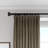 London Linen Solid Room Darkening Pinch Pleat Single Curtain Panel-53126511-53126516