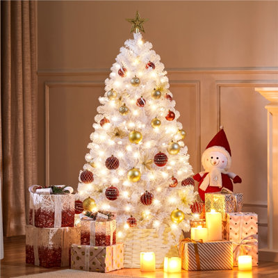 Pre-Lit Fir Artificial Christmas Tree