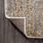 Lasley Contemporary POP Modern Abstract Vintage Waterfall Blue/Brown/Orange Rug-1647752211