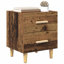 Bed Cabinet 2 Pcs 40 X 35 X 47.5 Cm Engineered Wood-457468000
