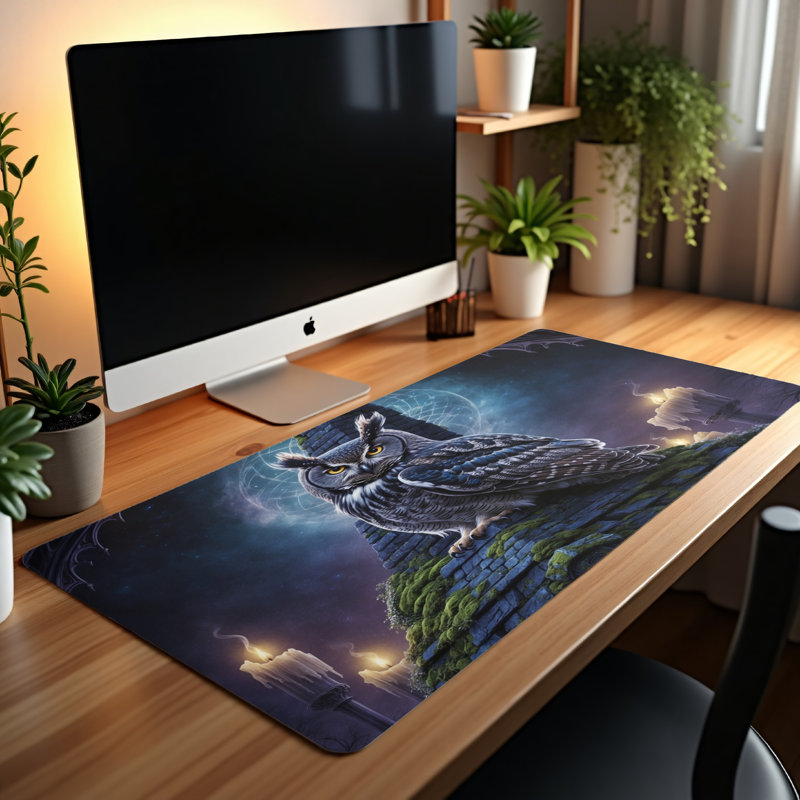 Polyester Desk Pad, 14.4x12.1