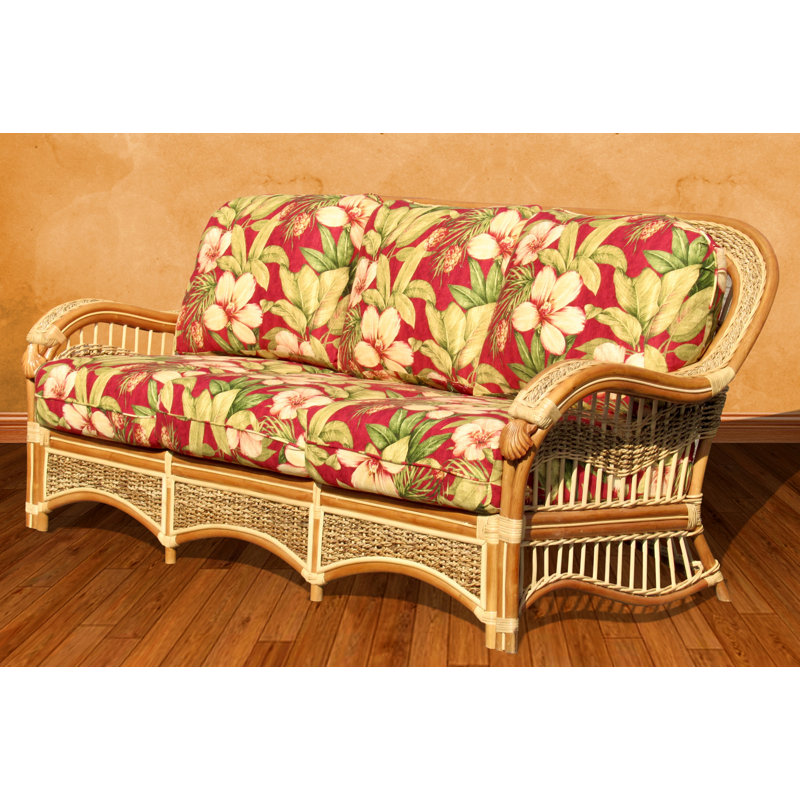 Seascape Upholstered 77'' Sofa, Sandstone