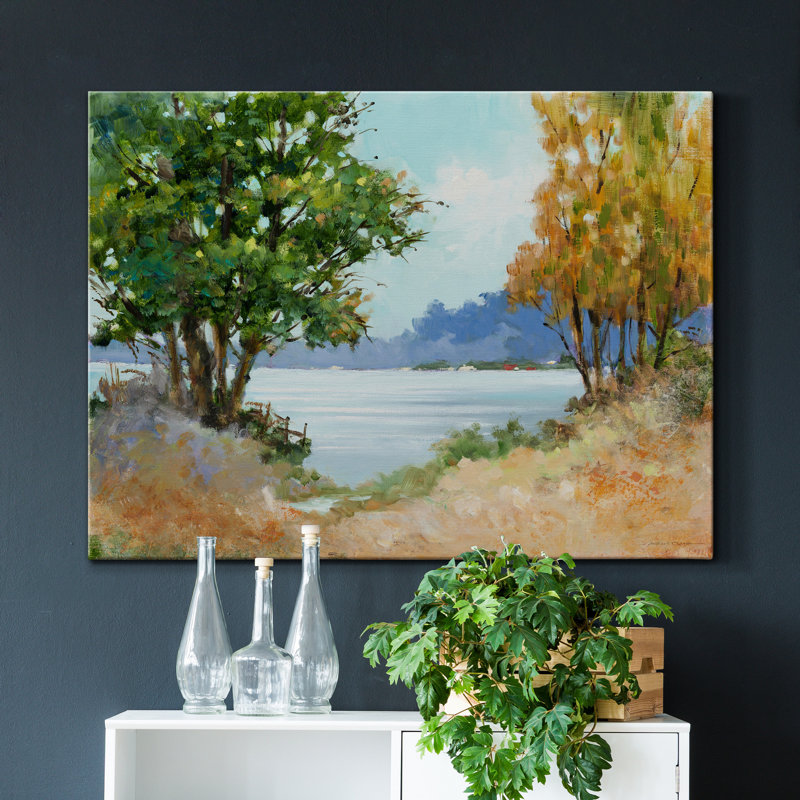 «Fall Day», reproduction d'art sur toile tendue, H 18 po x l 12 po x P 1 po