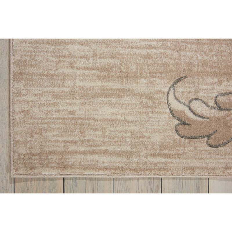 Wymond Damask Indoor Rug, Rectangle 5'3" x 7'3"