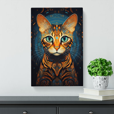 Bengal Cat Symbolism - Wrapped Canvas