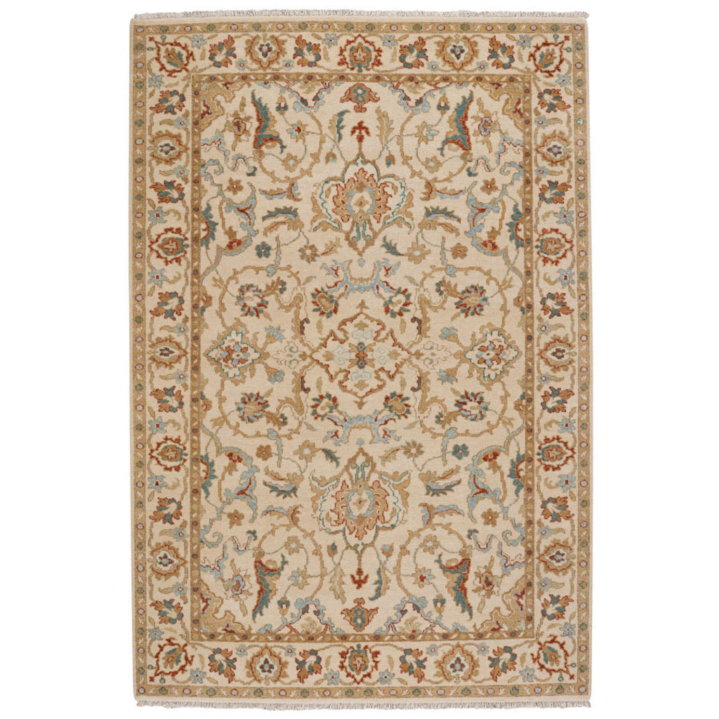 Behag Open Rug Capel Rugs Sarah Hand-Knotted Wool Beige Ivory Area Rug | Perigold