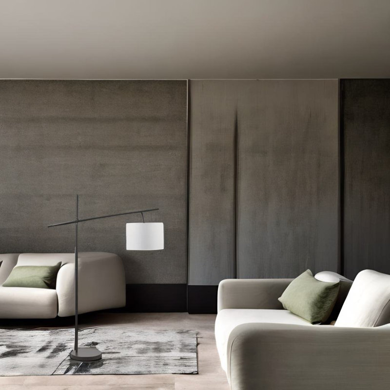 Biscayne 62'' Swing Arm Floor Lamp