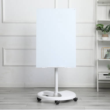Fixturedisplays Double-Sided Easel with Dry Erase & Magnetic Felt Surfaces A-Frame Art Board 19531