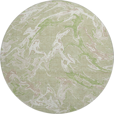 Premium Machine Washable Corum AMF1035 Abstract Rug